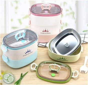 กล่องอาหารกลางวัน Bento Kids Tiffin 3 ชั้น