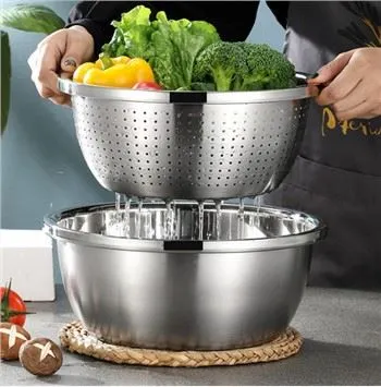 กระชอนกรองข้าวสแตนเลส